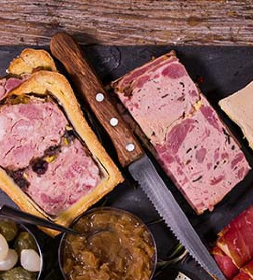 Les terrines et pâtés en croûte
