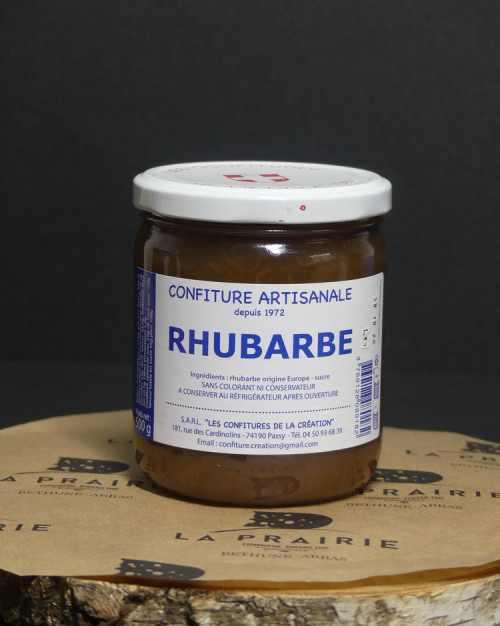 Confiture artisanale Rhubarbe 