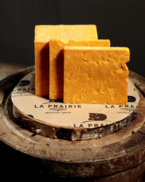 cheddar artisanal fromagerie La Prairie Arras