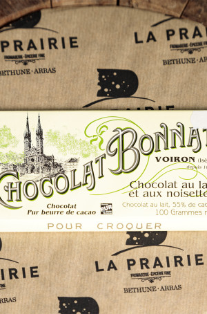 Chocolat Bonnat lait et noisettes
